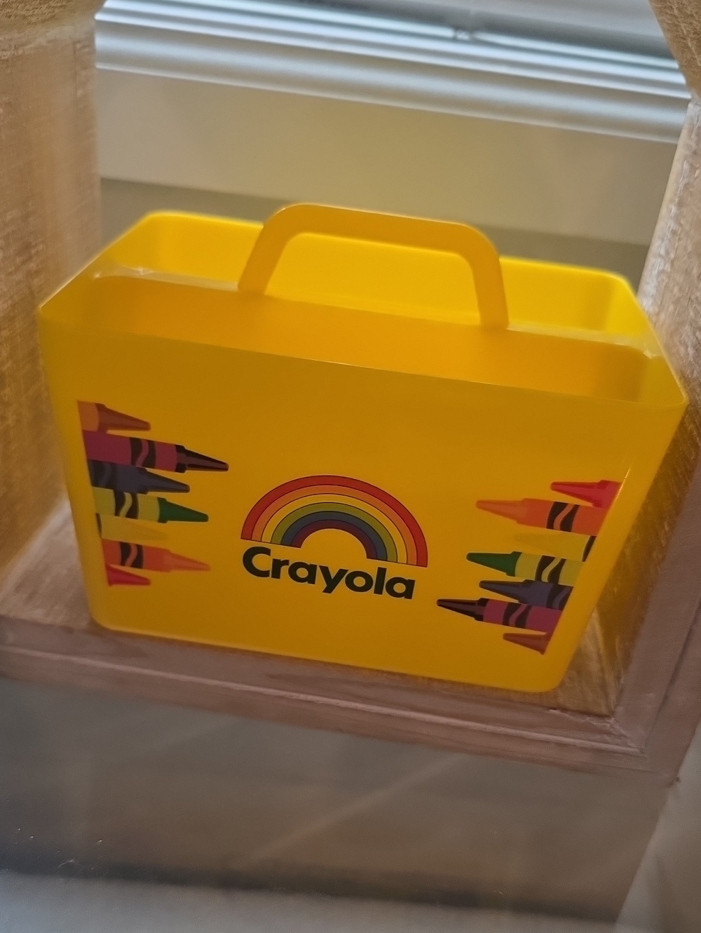 Crayola Yellow Crayon Carry Case - Kids Toy Storage